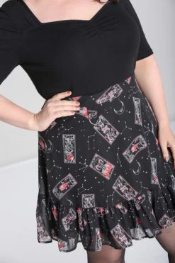 Hell Bunny Duality Skirt - Small To 4XL -Fashion Apparel A833AD6C CFE6 496E A3D7 7E063C061247 26465.1691403752