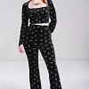 Hell Bunny Misty Moon Trousers - Small And Large