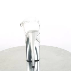 Pleaser Enchant-708 8" Platform Heels: Clear / Silver Chrome - PRE-ORDER -Fashion Apparel AA409F6A 0768 4A4C BFA8 A02F71F726BF 04355.1677951000