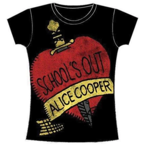 Alice Cooper School's Out Ladies' T-Shirt - Medium 4 Alice Cooper School's Out Ladies' T-Shirt - Medium - Image 2