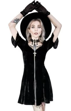 Restyle Black Velvet Sweetheart Dress With Gothic Cross 19 Restyle Black Velvet Sweetheart Dress With Gothic Cross -Fashion Apparel AEABFC36 3E62 4ED2 9275 BE7A6F71781A 82172.1605817060