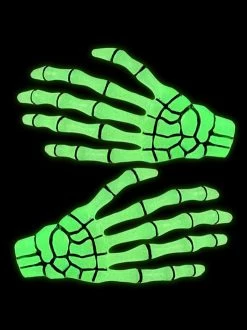 Kreepsville 666 Skeleton Bone Hand Hair Slides: Glow In The Dark -Fashion Apparel B1C48E31 AF96 41AD 8AF0 B32BD645DD05 69536.1666678650