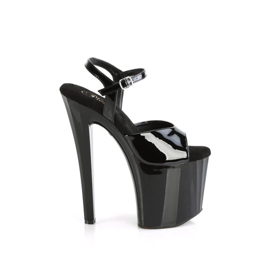 Pleaser Enchant-709 8" Platform Heels: Black - PRE-ORDER 4 Pleaser Enchant-709 8" Platform Heels: Black - PRE-ORDER - Image 2
