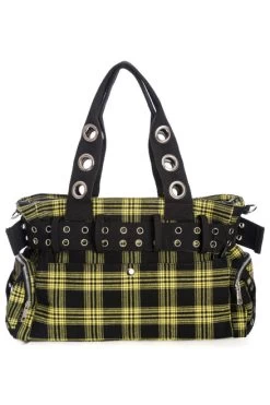 Banned Camdyn Handcuff Bag: Yellow Tartan 8 Banned Camdyn Handcuff Bag: Yellow Tartan -Fashion Apparel B2D014D3 95EA 45A7 92D1 F753CFAA387C 57897.1701318950