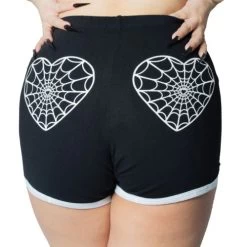 Kreepsville 666 Web Heart Running Shorts