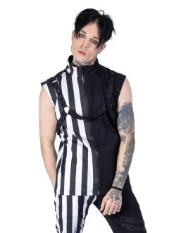 Heartless Cronus Vest: Black / White -Fashion Apparel B389AEC9 8149 429C A7F7 ED5D2E9274E6 32276.1705968235