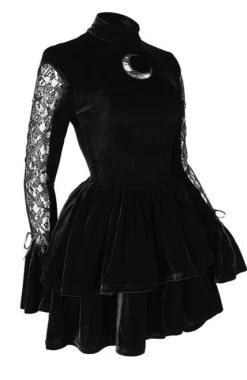 Restyle Neo Victorian Black Ruffled Velvet Dress 11 Restyle Neo Victorian Black Ruffled Velvet Dress -Fashion Apparel B4174F3B CE89 4631 8D2E 15BAF928A9D3 74784.1656049957