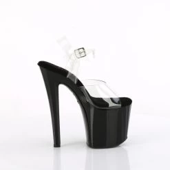 Pleaser Enchant-708TLT 8" Platform Heels: Illuminated Circle - Clear / Black - PRE-ORDER -Fashion Apparel B4AD7BDD 0D42 4CA2 9D5D 962CBD1998FD 73786.1677940620