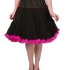 Banned Bright Lights Petticoat: Black / Hot Pink - XS/S -Fashion Apparel B4FEA220 965F 4A44 A1DB E07F2A9C2166 29300.1708450690