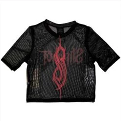 Slipknot Mesh Crop Top -Fashion Apparel B6D1F06B 3A1F 4A57 AEEC 1334F6AE6A4E 82464.1707805598