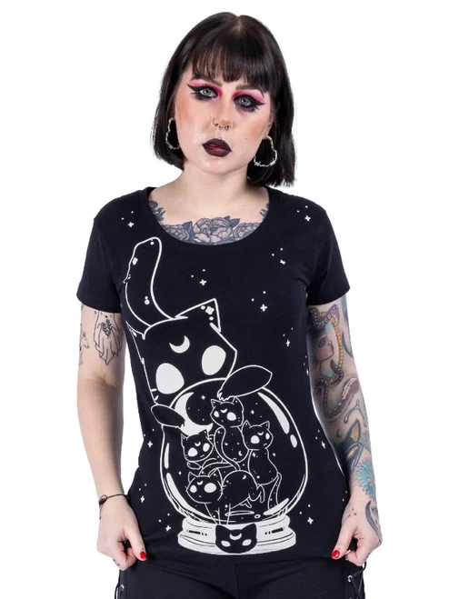 Cupcake Cult Psychic Kitty T-Shirt 9 Cupcake Cult Psychic Kitty T-Shirt - Image 7