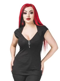 Necessary Evil Luna Cap Sleeve Top - Small 21 Necessary Evil Luna Cap Sleeve Top - Small -Fashion Apparel BA929101 D7B8 4AD0 9DB5 A2DED04D6F24 71735.1705673928