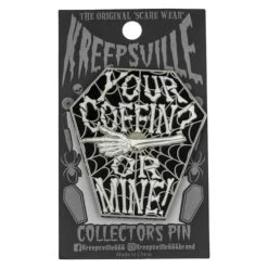 Kreepsville 666 Your Coffin Or Mine Spinning Enamel Pin -Fashion Apparel BB8E70BF C7C1 4A0B BCEA BD6B77EF39DC 06768.1700066448