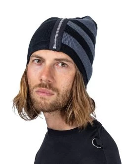 Chemical Black Trace Knit Hat: Black / Grey -Fashion Apparel BCA23A76 7B96 424D BCC9 55871E7B3D56 06923.1705959291