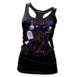 Pinky Star Ghoulie Girl Flash Art Tank Top