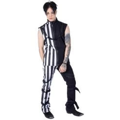 Heartless Cronus Vest: Black / White -Fashion Apparel BE0DC831 19C7 4F5B B182 A2815875B7A8 27434.1705967334