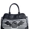 Banned I Just Want To Give You The Creeps Bag: Black / White -Fashion Apparel BG34280 BLACK2 85879.1644307901