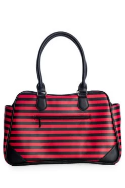 Banned I Just Want To Give You The Creeps Bag: Black / Red -Fashion Apparel BG34280 RED3 35003.1644308016