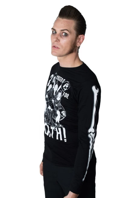 Kreepsville 666 Three Cheers For Death Long Sleeve Shirt 4 Kreepsville 666 Three Cheers For Death Long Sleeve Shirt - Image 2