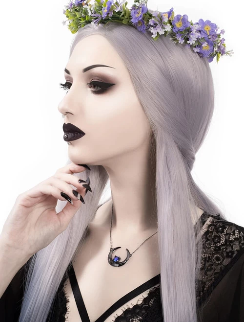 Rogue + Wolf Eclipse Black Silver Necklace 16 Rogue + Wolf Eclipse Black Silver Necklace - Image 14