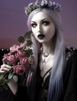 Rogue + Wolf Eclipse Black Silver Necklace 38 Rogue + Wolf Eclipse Black Silver Necklace -Fashion Apparel Big C Edit 13 22531.1621434011