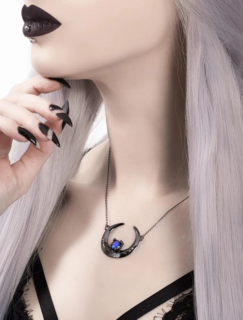 Rogue + Wolf Eclipse Black Silver Necklace 5 Rogue + Wolf Eclipse Black Silver Necklace - Image 3