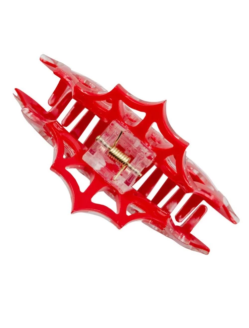 Kreepsville 666 Spiderweb Hair Claw: Red 4 Kreepsville 666 Spiderweb Hair Claw: Red - Image 2