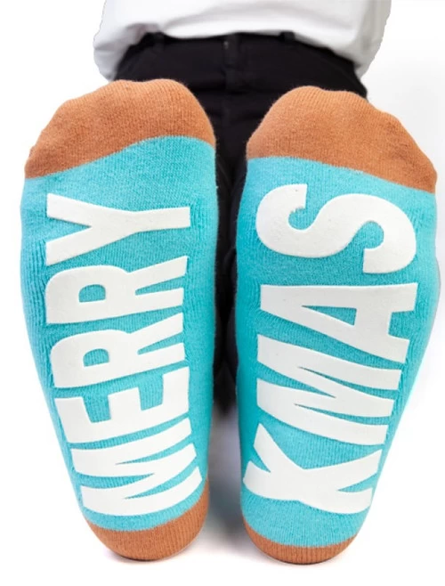 Christmas Reindeer Feet Speak Socks 4 Christmas Reindeer Feet Speak Socks - Image 2