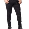 Kreepsville 666 Unisex Skinny Jeans: Death Repeat -Fashion Apparel Big C Edit 2 87156.1709191214