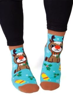 Christmas Reindeer Feet Speak Socks 10 Christmas Reindeer Feet Speak Socks -Fashion Apparel Big C Edit 3 59824.1637323078