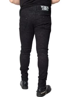 Kreepsville 666 Unisex Skinny Jeans: Death Repeat -Fashion Apparel Big C Edit 4 12740.1645631429
