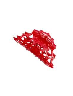 Kreepsville 666 Spiderweb Hair Claw: Red 11 Kreepsville 666 Spiderweb Hair Claw: Red -Fashion Apparel Big C Edit 500 68192.1651750064