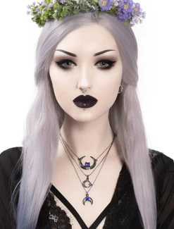 Rogue + Wolf Eclipse Black Silver Necklace 36 Rogue + Wolf Eclipse Black Silver Necklace -Fashion Apparel Big C Edit 6 01333.1621434011