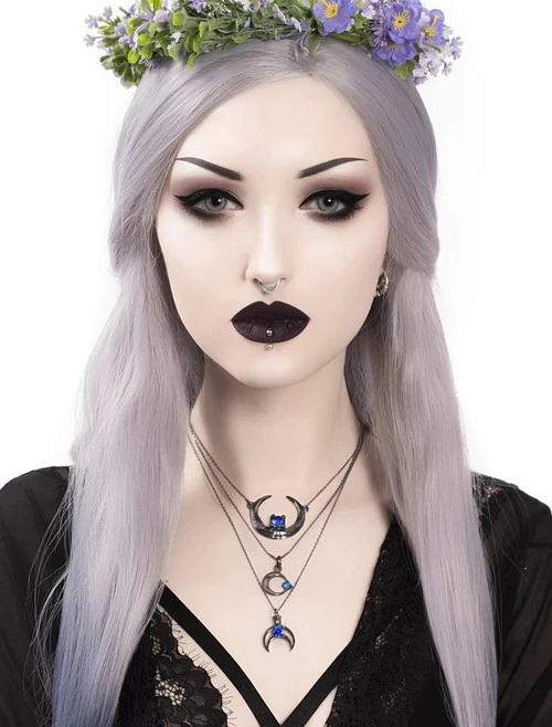 Rogue + Wolf Eclipse Black Silver Necklace 18 Rogue + Wolf Eclipse Black Silver Necklace - Image 16