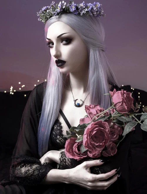 Rogue + Wolf Eclipse Black Silver Necklace 15 Rogue + Wolf Eclipse Black Silver Necklace - Image 13