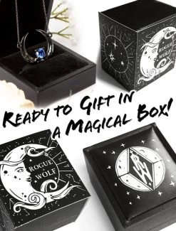 Rogue + Wolf Eclipse Black Silver Necklace 39 Rogue + Wolf Eclipse Black Silver Necklace -Fashion Apparel Big C Edit 9 76945.1621434011