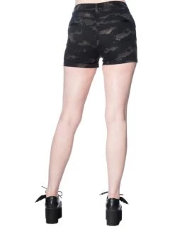 Banned Partly Cloudy Shorts - XS -Fashion Apparel Big C Edit BackFull 07348.1567578256