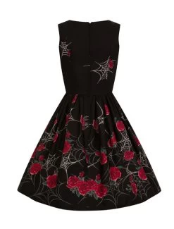 Hell Bunny Sabrina 50's Dress - XS And Small 14 Hell Bunny Sabrina 50's Dress - XS And Small -Fashion Apparel Big C Edit Back No Model 30572.1564212529