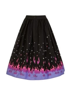 Hell Bunny Pinball 50's Skirt - XS And Small 10 Hell Bunny Pinball 50's Skirt - XS And Small -Fashion Apparel Big C Edit Back No Model 53366.1566462279