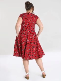 Hell Bunny Alison 50's Dress - Medium And XL -Fashion Apparel Big C Edit Back Plus 19800.1593319712