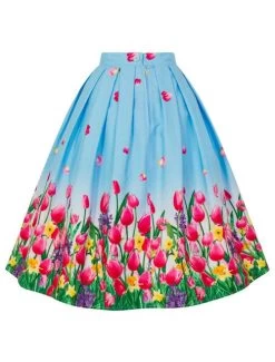 Hell Bunny Angelique 50's Skirt - Small -Fashion Apparel Big C Edit Back 06193.1564210373