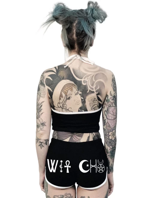 Too Fast Witch Symbol Short Shorts 3 Too Fast Witch Symbol Short Shorts