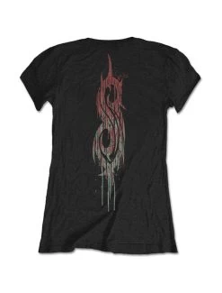 Slipknot Infected Goat Ladies' Fitted T-Shirt 10 Slipknot Infected Goat Ladies' Fitted T-Shirt -Fashion Apparel Big C Edit Back 18646.1560582463