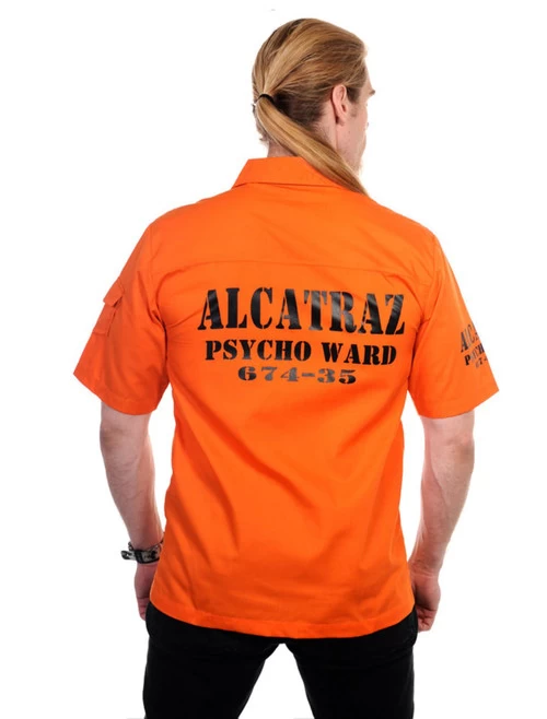Banned Alcatraz Prison Shirt: Orange 4 Banned Alcatraz Prison Shirt: Orange - Image 2