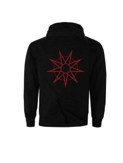 Slipknot Nine-Pointed Star Zip-Up Hoodie -Fashion Apparel Big C Edit Back 37432.1568692461