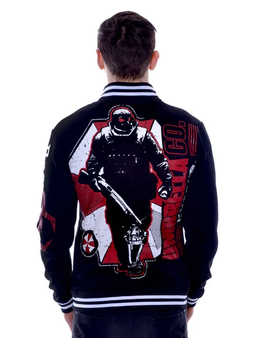 Resident Evil Varsity Jacket: Umbrella - Small And Medium 4 Resident Evil Varsity Jacket: Umbrella - Small And Medium - Image 2