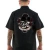 Lucky 13 Work Shirt: Muerto - Small, Medium And 2XL -Fashion Apparel Big C Edit Back 58643.1667732239