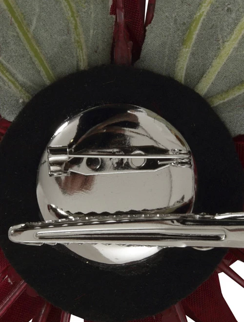 Collectif Elma Hair Flower: Red 4 Collectif Elma Hair Flower: Red - Image 2