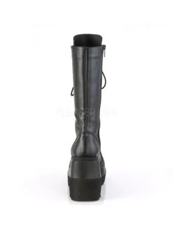 Demonia Shaker Mid-Calf Boots: Matte Black - PRE-ORDER -Fashion Apparel Big C Edit Back 65912.1559105855