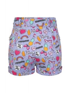 Collectif Lisa Girl Gang Shorts - XXS -Fashion Apparel Big C Edit Back 79005.1568524903